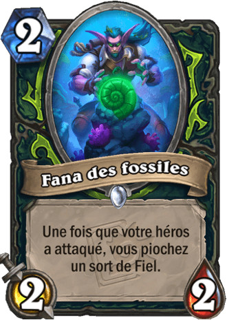 hearthstone, carte Fana des fossiles
