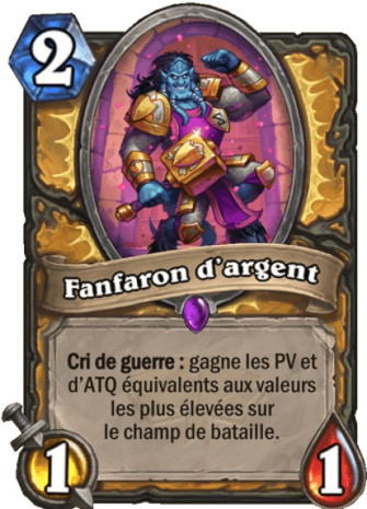 hearthstone, carte Fanfaron d'argent