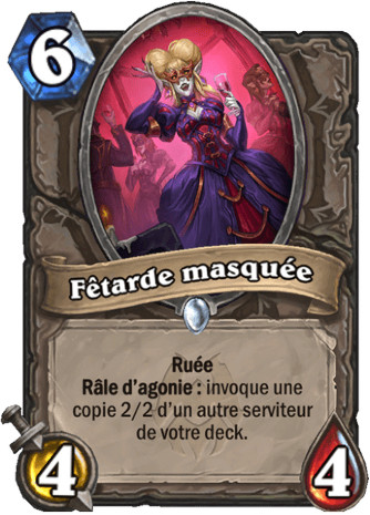 hearthstone, carte F�tarde masqu�e