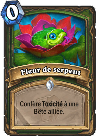hearthstone, carte - Fleur de serpent