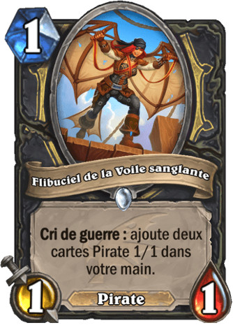 hearthstone, carte - Flibuciel de la Voile sanglante