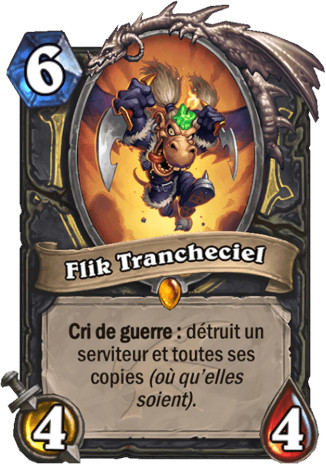hearthstone, carte - Flik Trancheciel