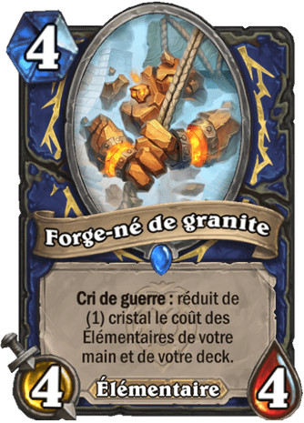 hearthstone, carte - Forge-n� de granite