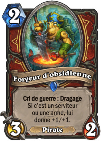 hearthstone, carte Forgeur d'obsidienne