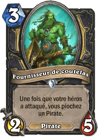 hearthstone, carte Fournisseur de coutelas