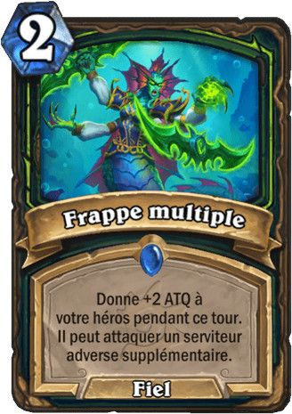 hearthstone, carte Frappe multiple