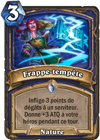 hearthstone, carte Frappe-temp�te
