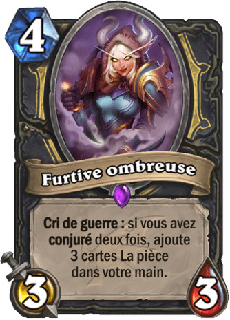 hearthstone, carte - Furtive ombreuse