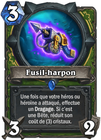 hearthstone, carte Fusil-harpon