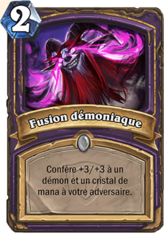 hearthstone, carte Fusion d�moniaque