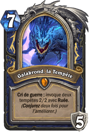 hearthstone, carte - Galakrond, la Temp�te