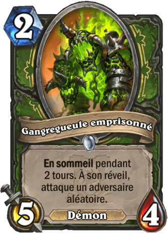 hearthstone, carte - Gangregueule emprisonn�