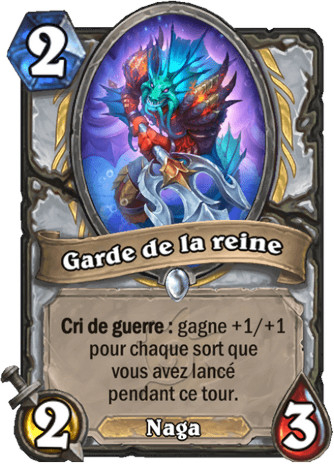 hearthstone, carte Garde de la reine