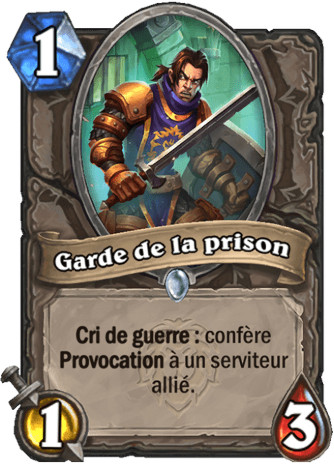 hearthstone, carte - Garde de prison
