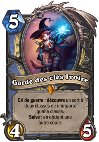 hearthstone, carte Garde des cl�s Ivoire