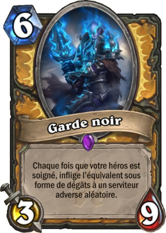 hearthstone, carte Garde noir