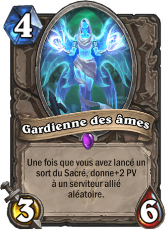 hearthstone, carte - Gardienne des �mes