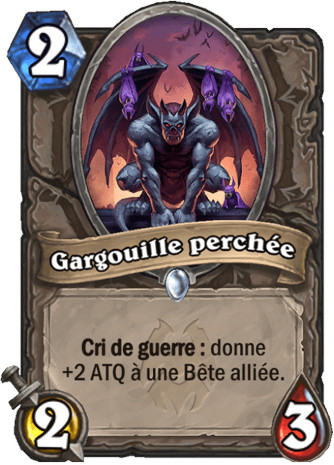 hearthstone, carte Gargouille perch�e