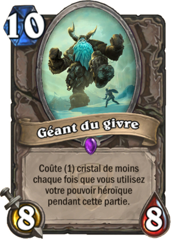 hearthstone, carte G�ant du givre