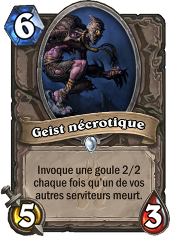 hearthstone, carte Geist n�cromantique