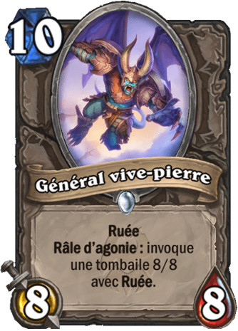 hearthstone, carte G�n�ral vive-pierre