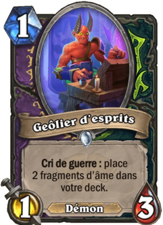 hearthstone, carte Ge�lier d'esprits