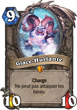 hearthstone, carte Glace-Hurlante