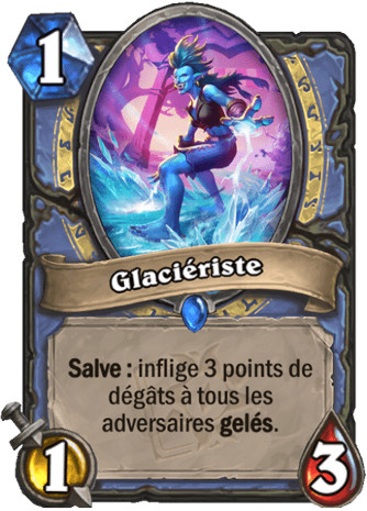 hearthstone, carte Glaci�riste
