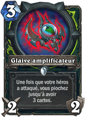 hearthstone, carte Glaive amplificateur
