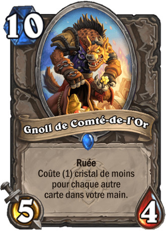 hearthstone, carte - Gnoll de Comt�-de-l-Or