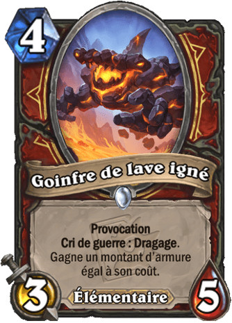 hearthstone, carte Goinfre de la lave ign�