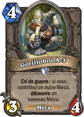 hearthstone, carte Gorillobot A-3