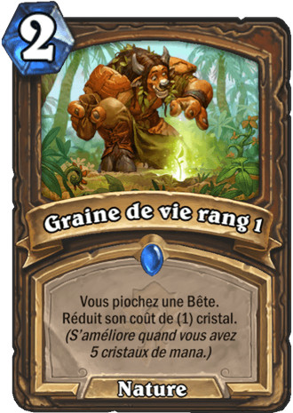 hearthstone, carte - Graine de vie rang 1