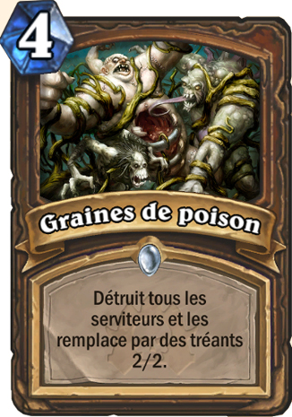 hearthstone, carte Graines de poison
