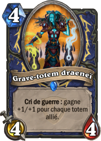 hearthstone, carte Grave-totem draene�