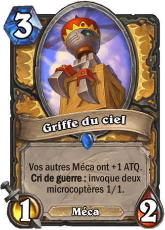 hearthstone, carte - Griffe du ciel