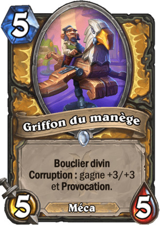 hearthstone, carte Griffon du man�ge
