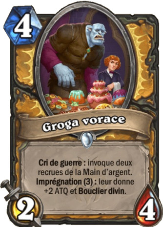 hearthstone, carte Groga vorace