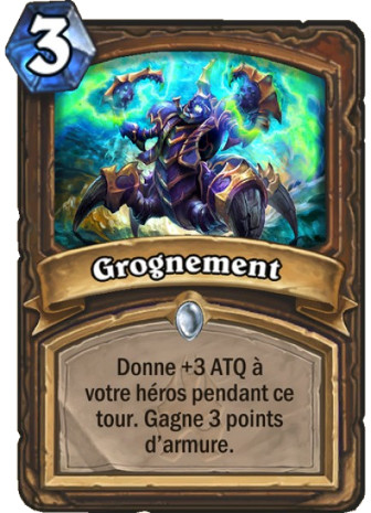 hearthstone, carte Grognement