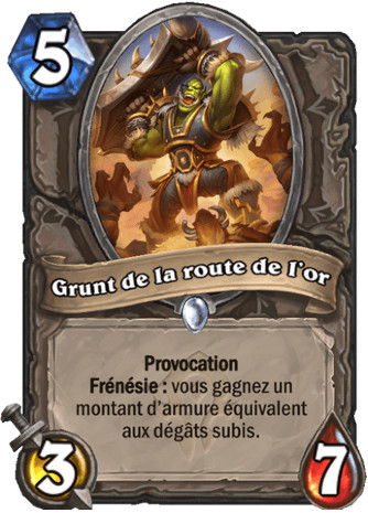 hearthstone, carte - Grunt de la route de l'or
