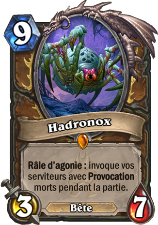 hearthstone, carte Hadronox