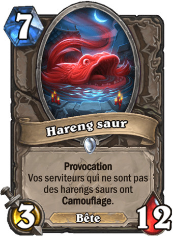 hearthstone, carte Hareng saur