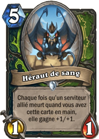hearthstone, carte H�raut de sang