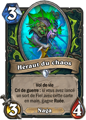 hearthstone, carte H�raut du chaos