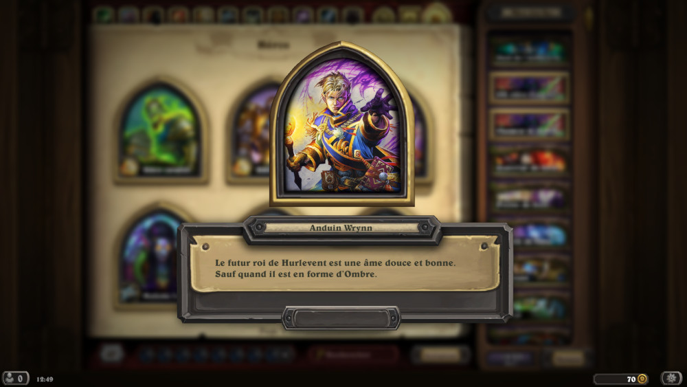Hearthstone, héros - Anduin Wrynn