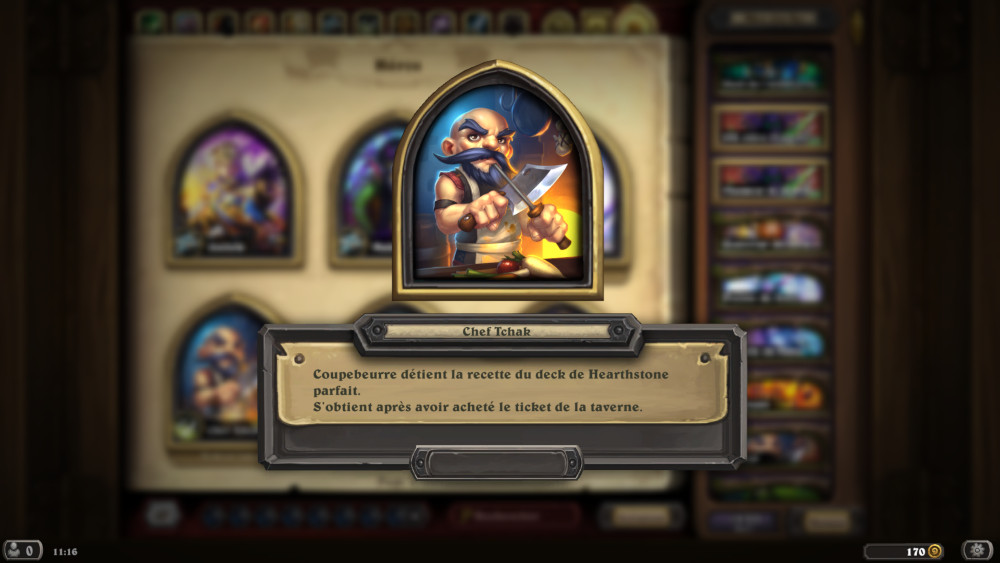Hearthstone, héros - Chef Tchak
