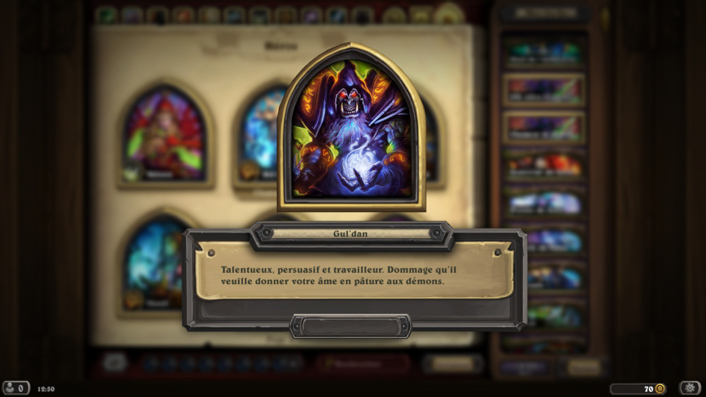 Hearthstone, héros - Gul'dan