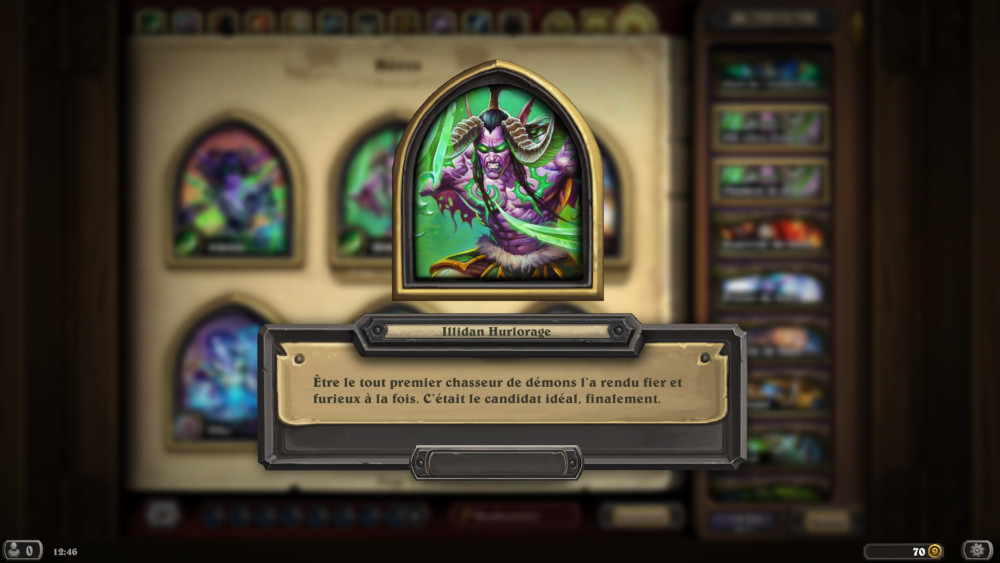 Hearthstone, héros - Illidan Hurlorage