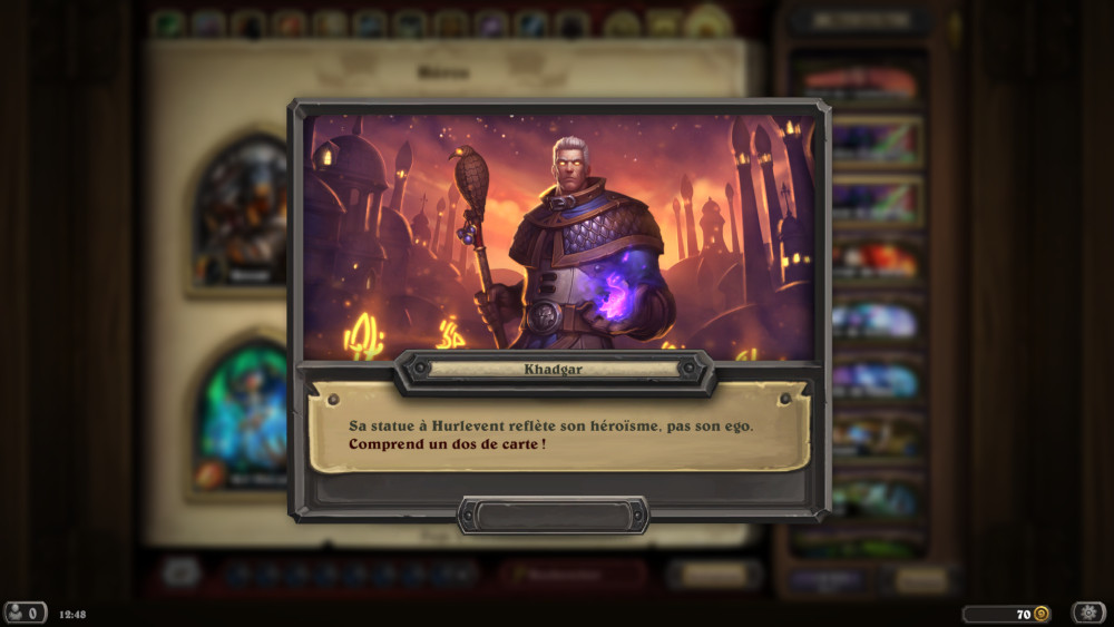Hearthstone, héros - Khadgar