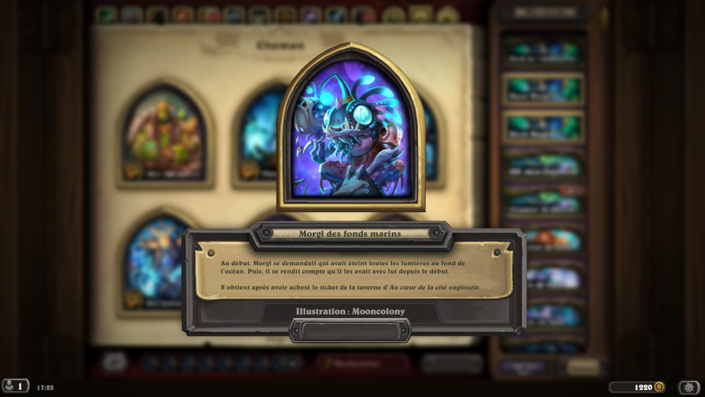 Hearthstone, héros - Morgl des fonds marins